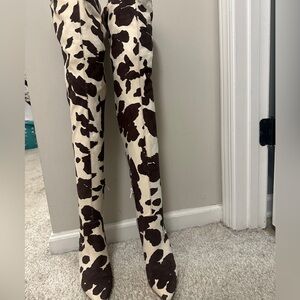 Steve Madden VAVA cow print boots